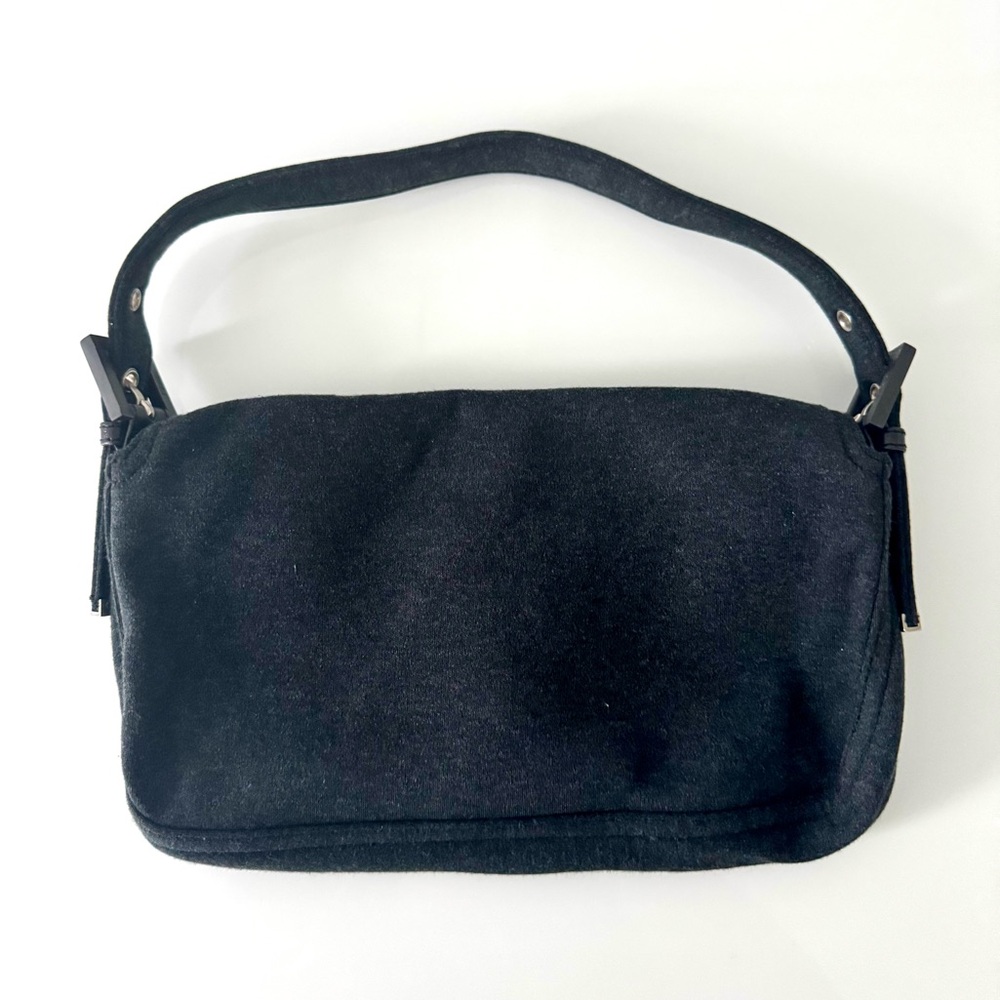 Fendi Baguette handbag in dark grey - Picture 4 of 9